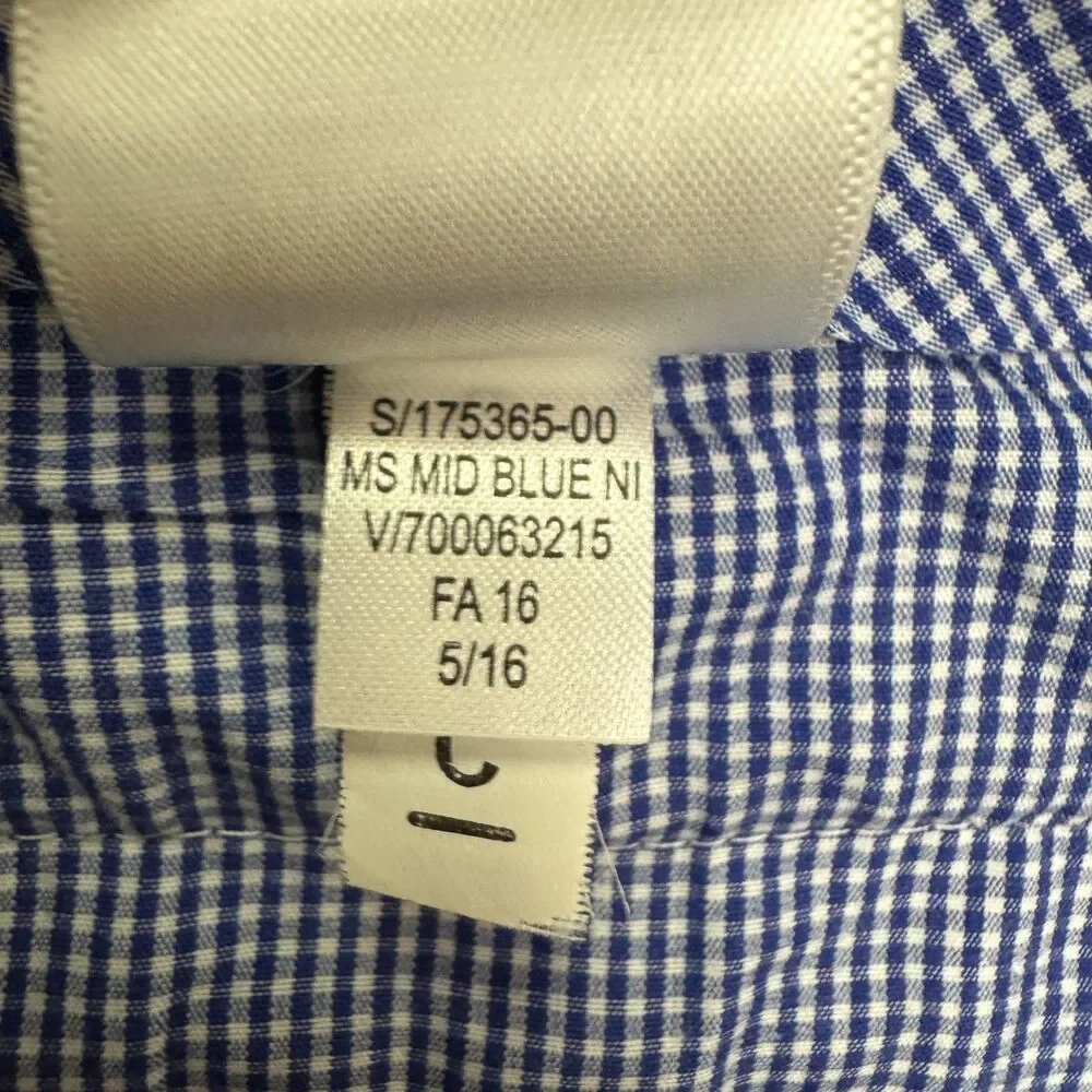 Banana Republic Non-Iron Modern Slim Fit Dress Pants Mens 33x30 Blue Cotton Work